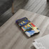 Festive Christmas Decorations on a Row of Townhomes - Impact Resistant Phone Case